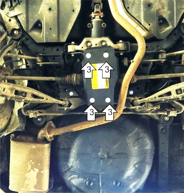 Купить запчасть MOTODOR - 12210 Защита для заднего дифференциала Subaru Forester IV 2013-2018