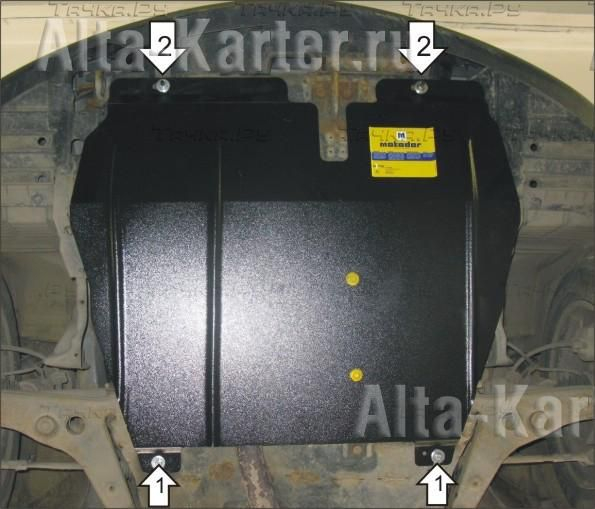 Купить запчасть MOTODOR - 01308 Защита для картера, КПП Mitsubishi Lancer 10 Classic 2009-2023
