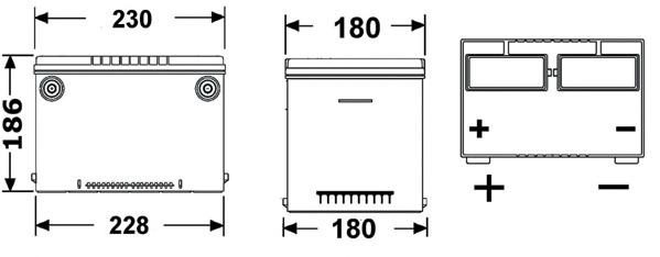 Купить запчасть EXIDE - EB608 Аккумулятор