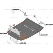 Купить ALFECO ALF3010 Защита для картера Audi Q7 I Offroad 2006-2009