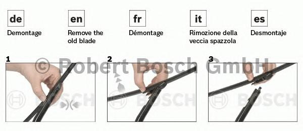 Купить запчасть BOSCH - 3397008051 Щетка стеклоочистителя бескаркасная