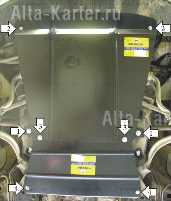 Купить запчасть MOTODOR - 02720 Защита для картера, КПП Volkswagen Passat B5, B5+ 1996-2005