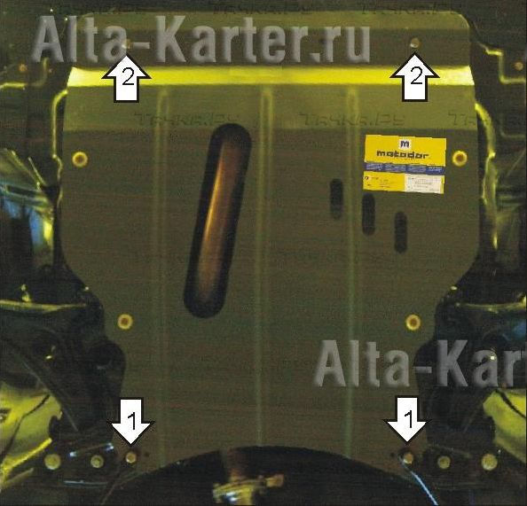 Купить запчасть MOTODOR - 04202 Защита для картера, КПП Geely MK Cross 2010-2016