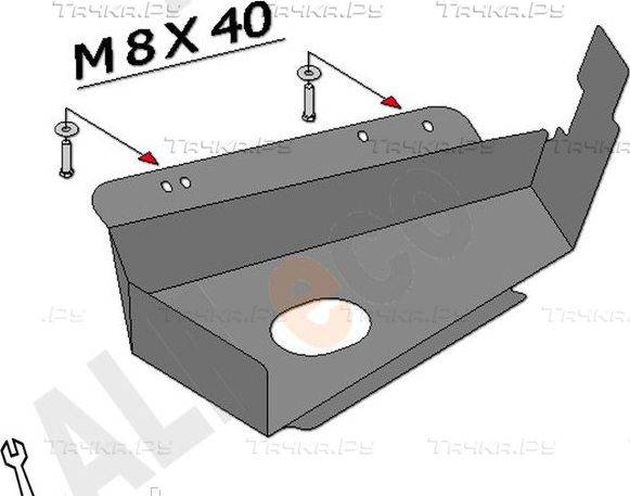 Купить запчасть ALFECO - ALF3810 Защита для компрессора Land Rover Discovery III 2004-2009