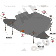Купить ALFECO ALF3112 Защита для КПП Great Wall Wingle 5 2011-2016