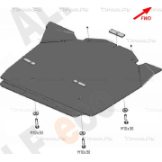 Купить ALFECO ALF3303 Защита для картера Dodge Magnum 2004-2008