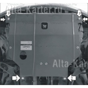 Купить MOTODOR - 01403 Защита для картера и КПП Nissan Almera Classic 2006-2012