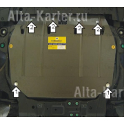 Купить MOTODOR - 01023 Защита для картера, КПП Kia Carens III 2006-2012