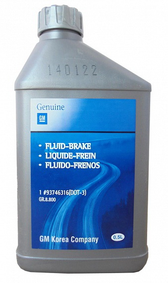 Купить запчасть GENERAL MOTORS - 93746316 GENERAL MOTORS DOT 3 BRAKE FLUID