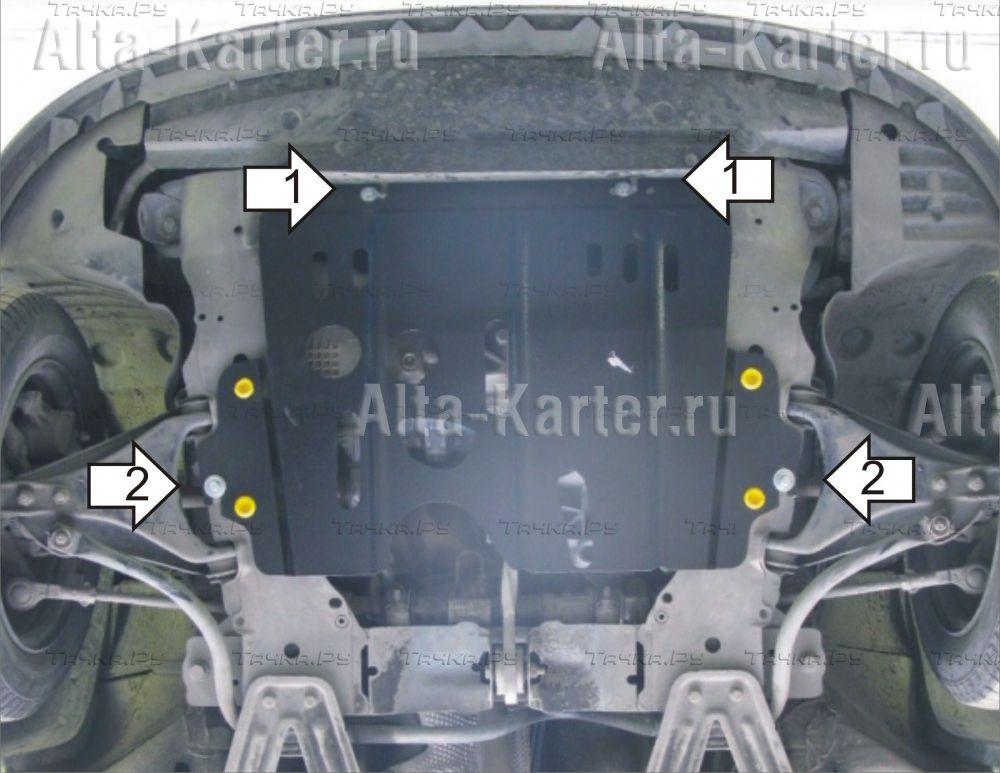 Купить запчасть MOTODOR - 01716 Защита для картера, КПП Renault Kangoo I рестайлинг 2003-2009