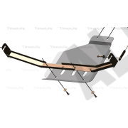 Купить ALFECO ALF5606AL Защита алюминиевая для радиатора, картера и КПП (3 части) Jac N35 2019-2023