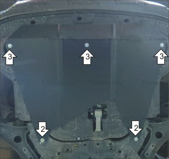 Купить запчасть MOTODOR - 50911 Защита для картера и КПП Hyundai Creta хэтчбек 2016-2021