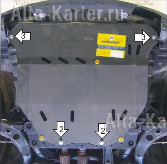 Купить запчасть MOTODOR - 01119 Защита для картера, КПП Mazda MPV LW 1999-2006