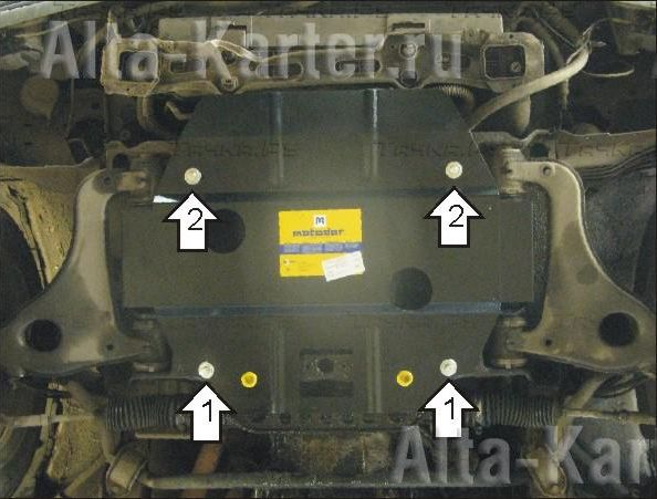 Купить запчасть MOTODOR - 01206 Защита для картера Mercedes-Benz E-Класс W210 (кроме 4Matic) 1996-2002