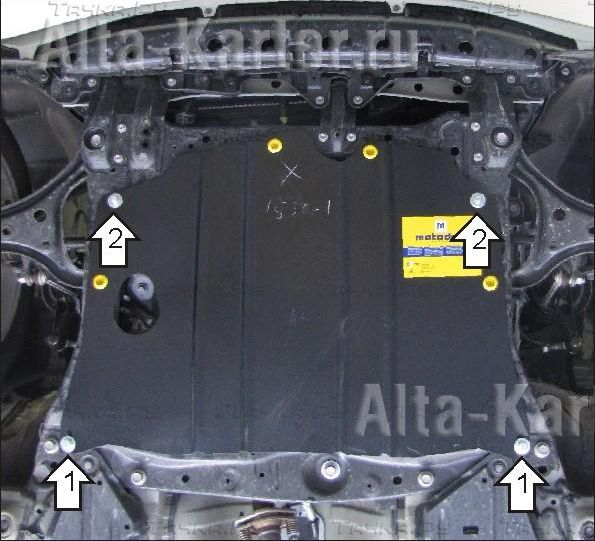 Купить запчасть MOTODOR - 02548 Защита для картера, КПП Toyota IQ 2009-2023