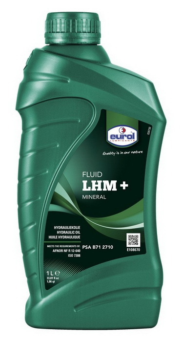 Купить запчасть EUROL - E1086701L EUROL LHM PLUS FLUID CITROEN