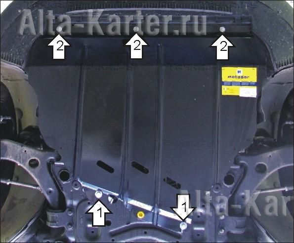 Купить запчасть MOTODOR - 02614 Защита для картера, КПП Volvo C30 2006-2013