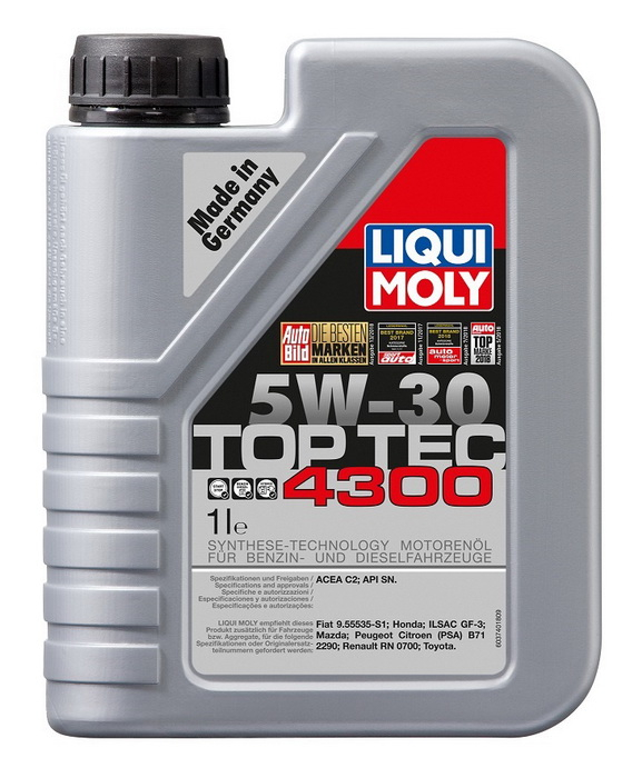 Купить запчасть LIQUI MOLY - 8030 Top Tec 4300 5W-30