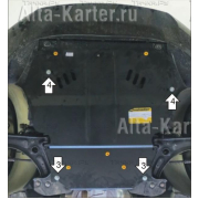 Купить MOTODOR - 02733 Защита для двигателя и КПП Volkswagen Caddy III 2010-2015