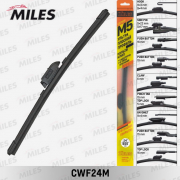 Купить MILES - CWF24M Щетка стеклоочистителя бескаркасная 600 мм (24 дюймов) (9 адаптеров) CWF24M