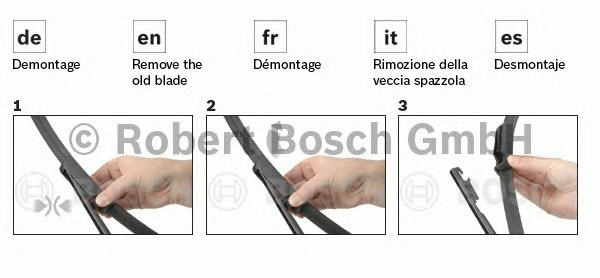 Купить запчасть BOSCH - 3397009017 Щетки стеклоочистителя бескаркасные