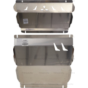 Купить АВС-Дизайн 1431ABC Защита алюминиевая для картера и радиатора Mitsubishi Pajero Sport III 2016-2023