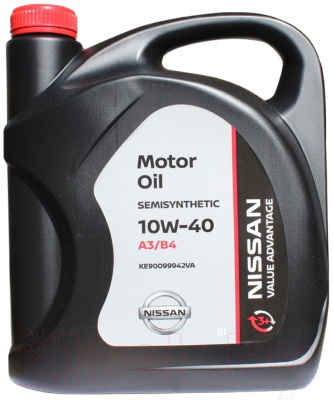 Купить запчасть NISSAN - KE90099942VA MOTOR OIL SAE 10W-40 VALUE ADVANTAGE 3+