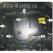 Купить MOTODOR - 00736 Защита для картера, КПП Ford S-Max 2007-2023