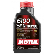 Купить MOTUL - 5W406100SYNNERGY1L 6100 SYN-NERGY 5W-40