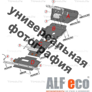 Купить ALFECO ALF5805 Защита для КПП Dongfeng Rich 6 2021-2023