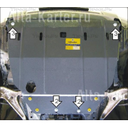 Купить MOTODOR - 01402 Защита для картера, КПП Nissan X-Trail T30 2001-2007