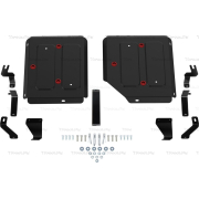 Купить АвтоБРОНЯ 111094261 Защита топливного бака для Haval Dargo 4WD 2022-2023