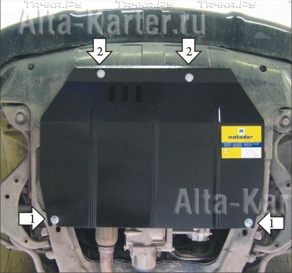 Купить запчасть MOTODOR - 00911 Защита для картера, КПП Kia Sportage II 2004-2010