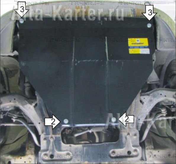 Купить запчасть MOTODOR - 00408 Защита для картера, КПП Citroen Berlingo I 1996-2005
