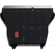 Купить АвтоБРОНЯ 111028121 Защита для картера и КПП Kia Spectra I рестайлинг 2004-2011