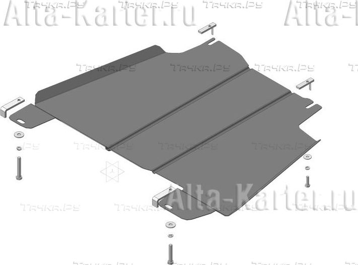 Купить запчасть MOTODOR - 61404 Защита для КПП Nissan Pathfinder R51 2004-2014.Артикул 61404