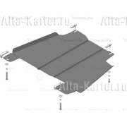 Купить MOTODOR - 61404 Защита для КПП Nissan Pathfinder R51 2004-2014.Артикул 61404