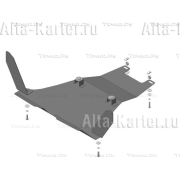 Купить MOTODOR - 61406 Защита для заднего бампера Nissan X-Trail T31 2007-2014.Артикул 61406