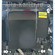 Купить MOTODOR - 73026 Защита для двигателя и КПП Chevrolet Lanos 2005-2009