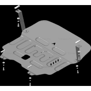 Купить MOTODOR - 51003 Защита для картера, КПП Kia KX3 2023-2023