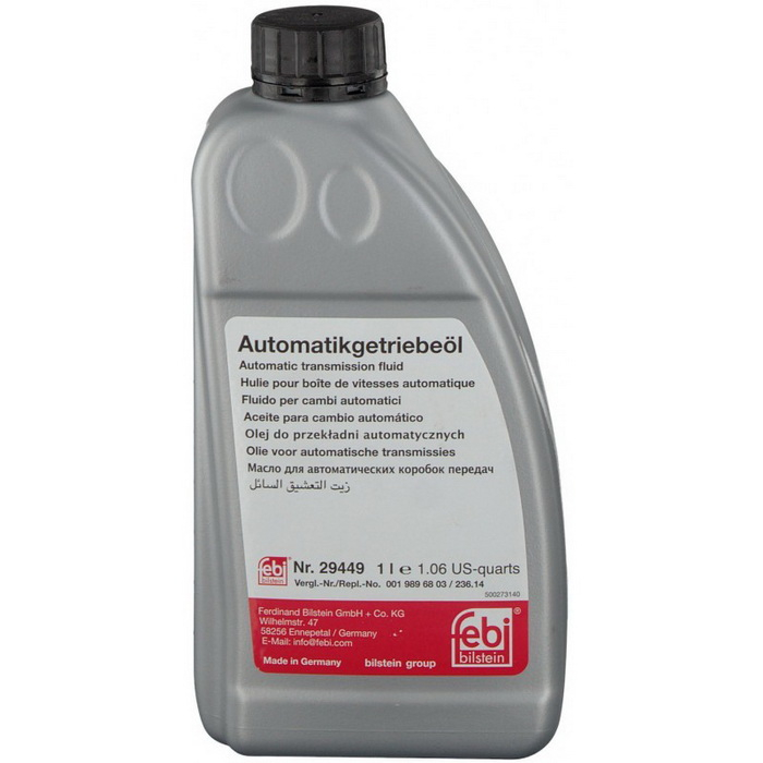 Купить запчасть FEBI - 29449 Febi Automatikgetriebeol ATF MB 236.14