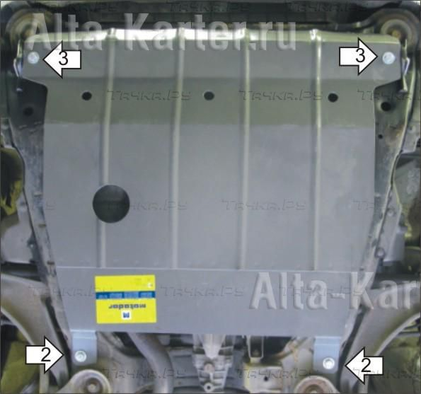 Купить запчасть MOTODOR - 01316 Защита для картера, КПП Mitsubishi Grandis 2003-2011