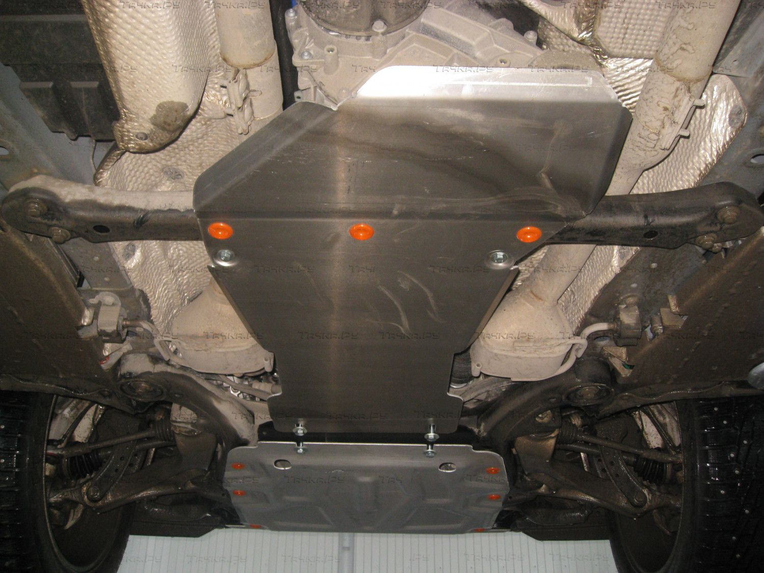 Купить запчасть ALFECO - ALF2630AL Защита алюминиевая для АКПП и РК Volkswagen Touareg II 2010-2018