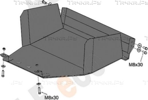Купить запчасть ALFECO - ALF3018AL Защита алюминиевая для картера Audi 100 C3 1982-1990