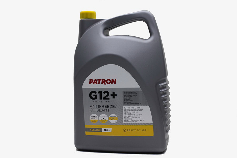 Купить запчасть PATRON - PCF5010 PATRON ANTIFREEZE YELLOW G12+ LONG LIFE