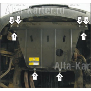 Купить MOTODOR - 00110 Защита для картера Audi 100 C4 1990-1997
