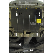 Купить MOTODOR - 00411 Защита для картера, КПП Citroen С5 II 2008-2010