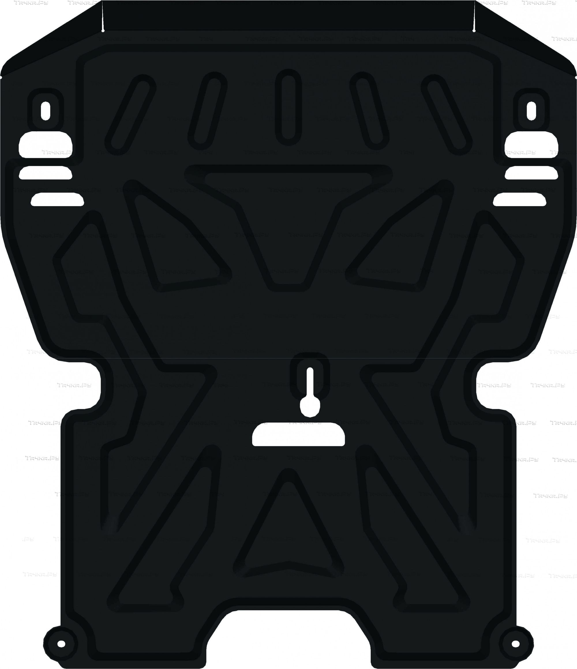 Купить запчасть ALFECO - ALF5004 Защита для картера и КПП Porsche Macan 2014-2023