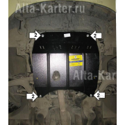 Купить MOTODOR - 01808 Защита для картера, КПП Saab 9-3 II 2002-2008