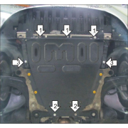 Купить MOTODOR 51721 Защита для картера и КПП Renault Megane III 2009-2016
